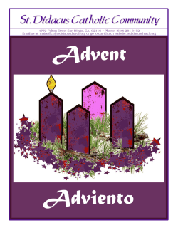 1st Sunday of Advent 11/29/15