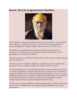 Gnosticismo de Darwin y el ateísmo