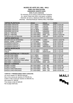 Horarios MALI sede Camacho - Agosto 2015.xlsx