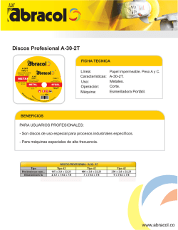 Discos Profesional A-30-2T