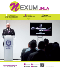 NEXUM No.99 - Universidad Latina de América