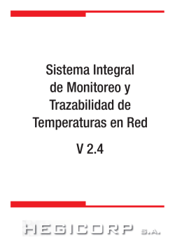 Sistema Integral de Monitoreo y Trazabilidad de Temperaturas en