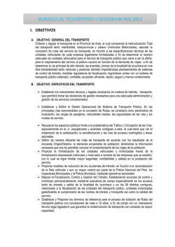 I. OBJETIVOS - Municipalidad Provincial de Anta