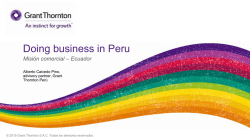 Networking : Doing Business in Peru