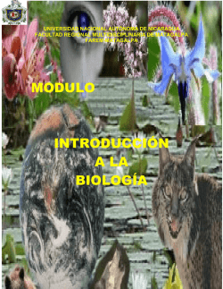 modulo introducción a la biología - UNAN