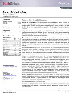 Calificación del Banco Falabella 2015