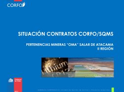 Situación de contratos entre Corfo y SQM