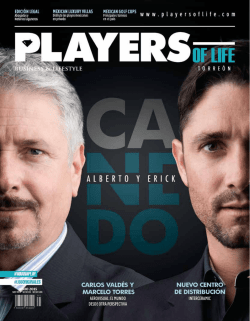 PLAYERS OF LIFE JUNIO 2015
