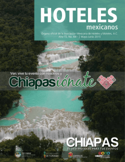 Edición 641 Descargar PDF - Asociación Méxicana de Hoteles y
