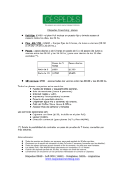 Céspedes 3249 – Loft 305 (1426) – Colegiales, CABA – Argentina