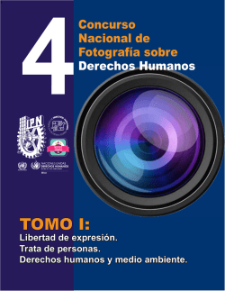 TOMO I: - 5to Concurso Nacional de Fotografía