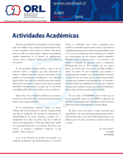 pág. - Sociedad Chilena de Otorrinolaringología