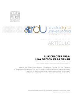 ARTÍCULO - Revista Digital Universitaria