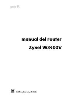guia rapida Zyxel W3400V