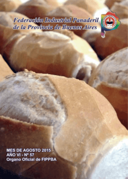 revista Diciembre 2013 - Federación Industrial Panaderil de la