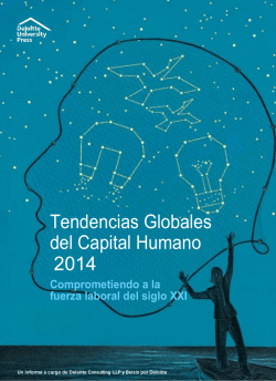 Tendencias Globales del Capital Humano 2014