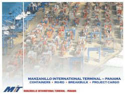 MANZANILLO INTERNATIONAL TERMINAL – PANAMA