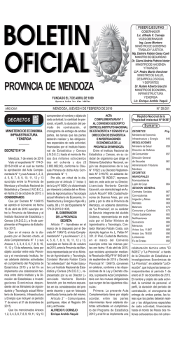 decreto Nº 241 - Gobierno de Mendoza