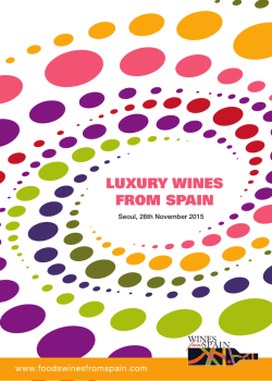 luxury wines from spain - ICEX España Exportación e Inversiones