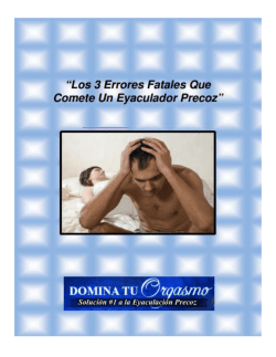 Domina Tu Orgasmo™ PDF Libro de Giancarlo Tassara