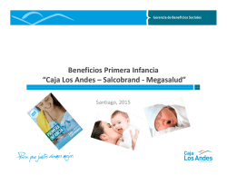 Beneficios Primera Infancia “Caja Los Andes