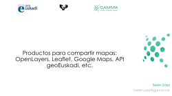 OpenLayers, Leaflet, Google Maps, API geoEuskadi