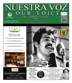 Nuestra Voz May 2015 - Spread Your Message LLC. Publishing