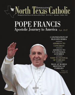 POPE FRANCIS - North Texas Catholic