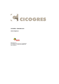 CICOGRES - CENOVNIK 2015 www.cicogres.es