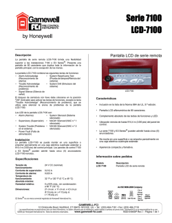 Serie 7100 LCD-7100