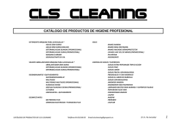 catálogo de productos de higiene profesional 1