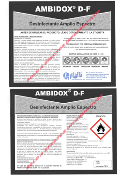 AMBIDOX DF - GMB Internacional