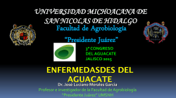 Manejo de enfermedades por Dr. José Luciano Morales García (MEX)