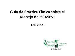 Guía ESC SCASEST 2015