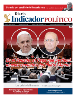 En el Senado, el Papa que perdonó abusos sexuales del Padre