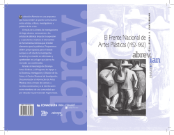 El Frente Nacional de Artes Plásticas (1952-1962)
