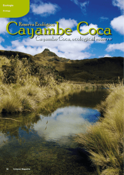 Reserva Ecológica Cayambe Coca