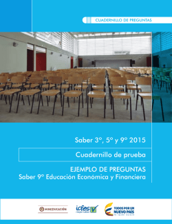 Educacion economica y financiera 2015