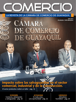 RevistaAbril2015 - Cámara de Comercio de Guayaquil