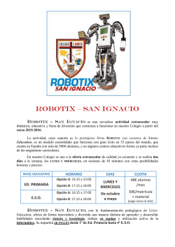 1- Información General ROBOTIX