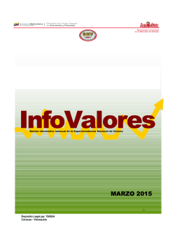 MARZO 2015 - Superintendencia Nacional de Valores