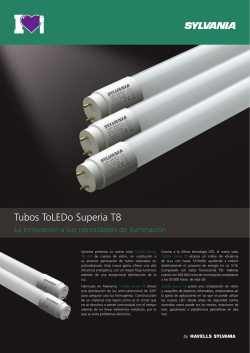 Tubos ToLEDo Superia T8