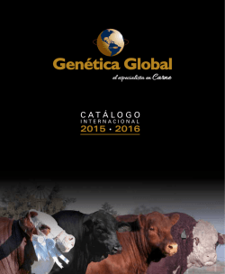 2015 · 2016 - Genética Global