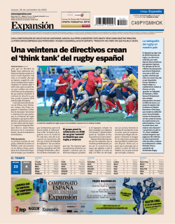 Una veintena de directivos crean el `think tank` del rugby español
