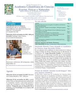 Vol.3 No. 39 - Academia Colombiana de Ciencias Exactas, Físicas y