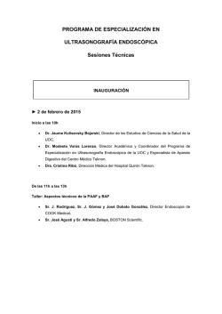Programa USE 2014-2015