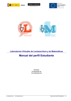 Manual del perfil Estudiante - LVL - LVM