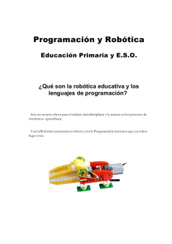 Programación y Robótica