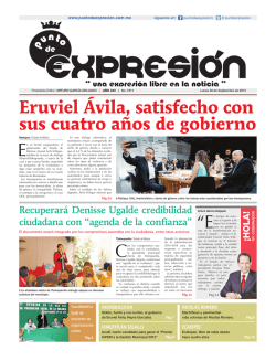 Eruviel Ávila, satisfecho con sus cuatro años de gobierno