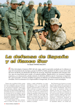 La Defensa de España y el Flanco Sur